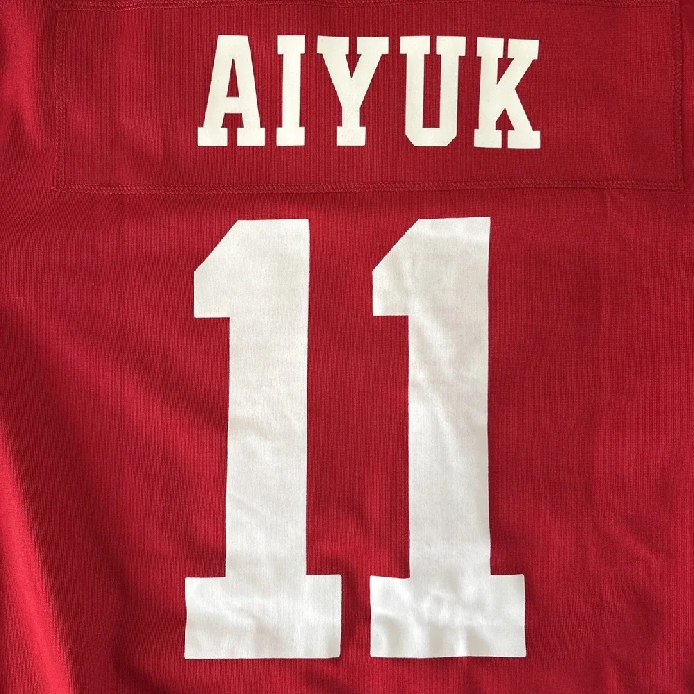 Nike San Francisco 49ers Brandon Aiyuk 11 Youth Jersey Red Medium NWT